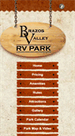 Mobile Screenshot of brazosvalleyrvpark.com